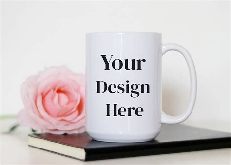 15 Oz Coffee Mug Mockup Cup Mockup Graphic by Mockup Designs · Creative ...