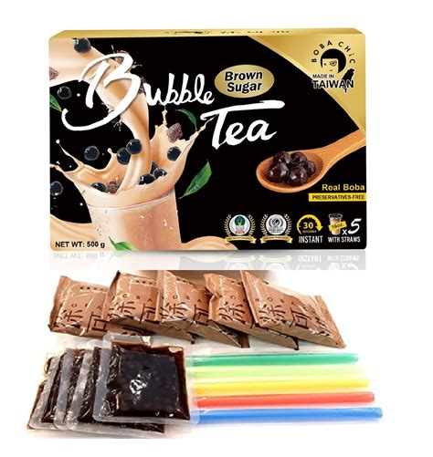 Buy Boba Chic Instant Bubble Tea Kit Real Boba Ready In Seconds