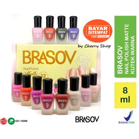 Jual Matte Bisa Pilih Warna Bpom Brasov Kutek Cat Kuku Matte