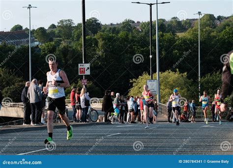 Newcastle Upon Tyne Uk Th June Blaydon Races Competitors Crossing