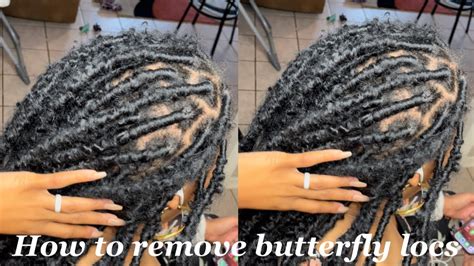 How To Properly Remove Butterfly Locs Janet Collection Youtube