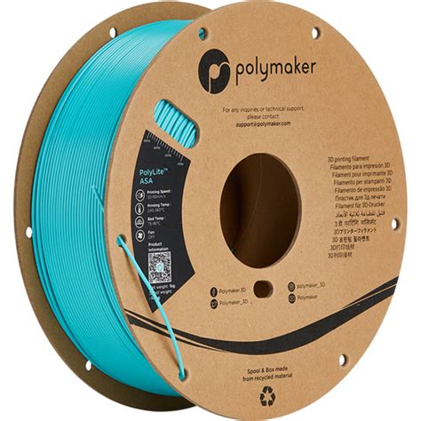 Polymaker PolyLite ASA Teal 3DJake