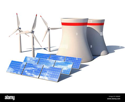 Power Station And Green Energy Concept Fotos Und Bildmaterial In