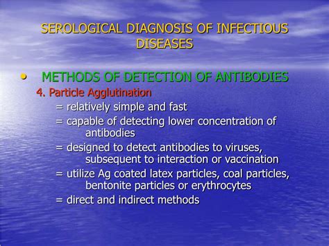 Ppt Lecture On Serological Diagnosis Of Infectious Diseases And Tumor