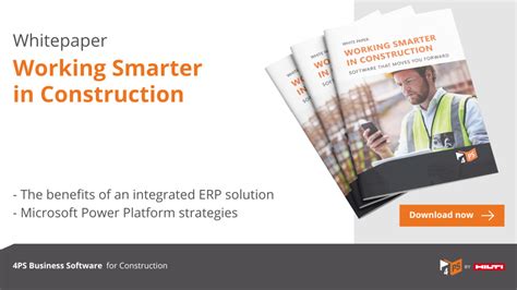 Whitepaper Working Smarter In Construction 4ps