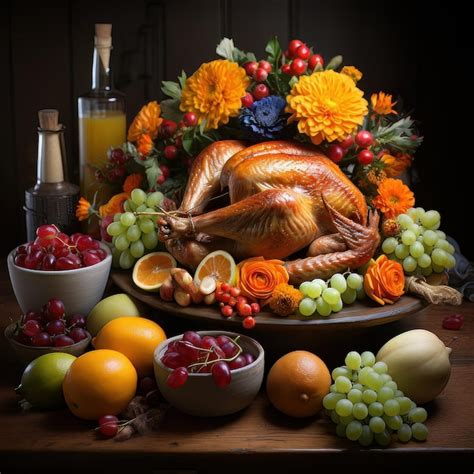 Premium AI Image From Farm To Table Thanksgiving Turkey CloseUp