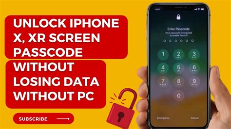 Unlock IPhone X XR Screen Passcode Without Losing Data Without PC New