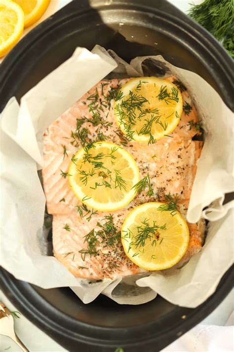 Simple Slow Cooker Salmon