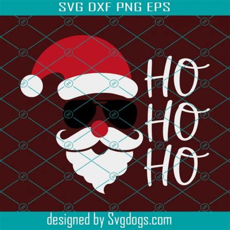 Ho Ho Ho Svg Christmas Svg Funny Christmas Shirt Santa Svg Believe