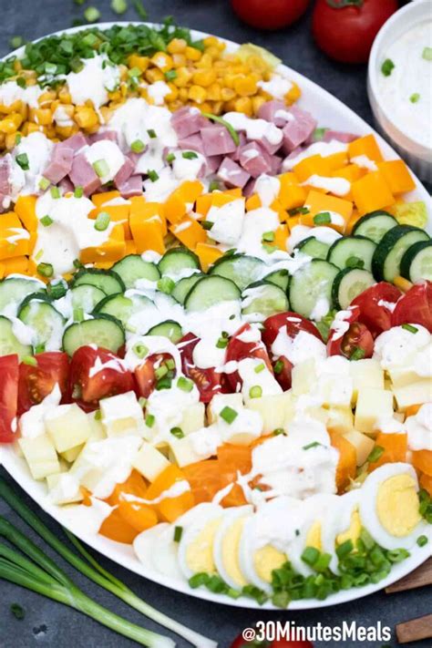 Chef Salad With Ham 30 Minutes Meals