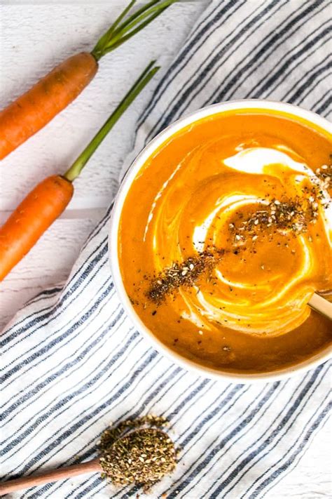 Roasted Carrot Soup Recipe My Kitchen Love