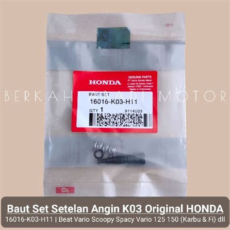 Jual Ori Baut Langsam Setelan Angin K Original Honda Set