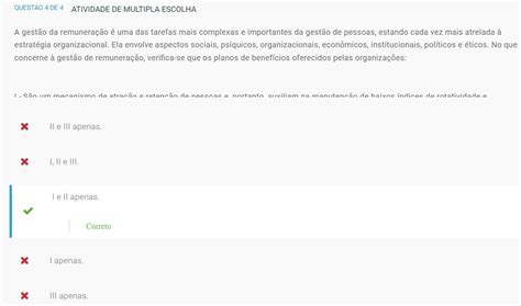 ENADE 2015 A gestão da remuneração é uma das tarefas mais complexas