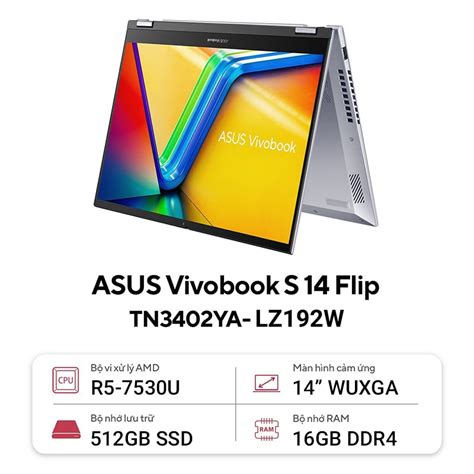 Laptop Asus Vivobook S Flip Tn Ya Lz W