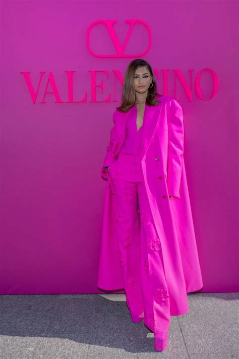 Everybody Enjoys Eccentricity Valentinos Hot Pink Suits Us All