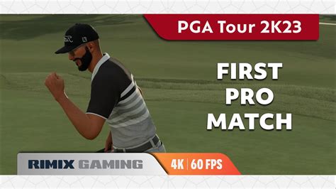 PGA Tour 2K23 PS5 Gameplay My First PGA Tournament YouTube