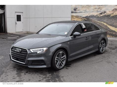 Nano Gray Metallic 2018 Audi A3 20 Premium Quattro Exterior Photo