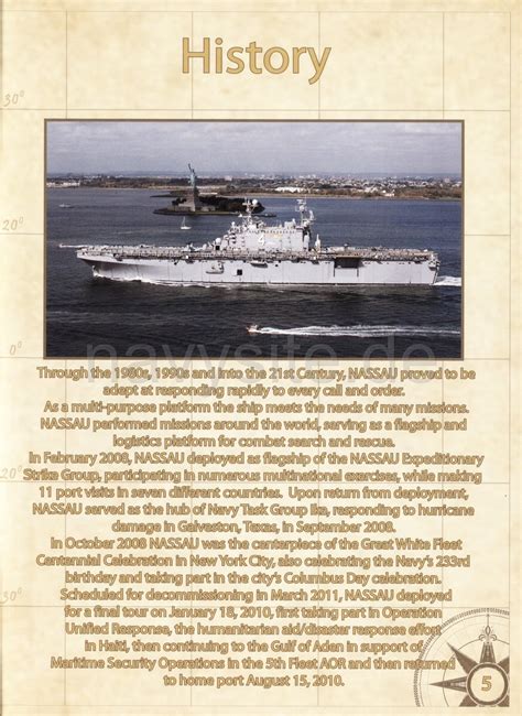 Uss Nassau Lha 4 Final Cruise Book 2010 History