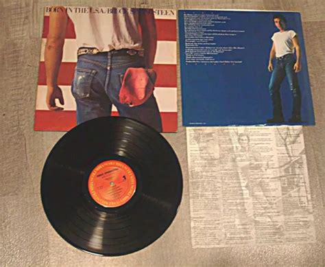 ALBUM VINYLE BRUCE Springsteen Born In The Usa 12 Lp Columbia Qc-38653 ...