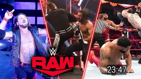 Wwe Raw 4th May 2020 Full Highlights Wwe Monday Night Raw Highlights