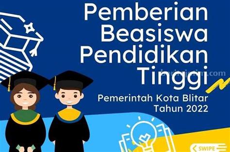 Pemkot Blitar Sediakan Beasiswa Rp 12 Juta Per Semester Untuk Mahasiswa