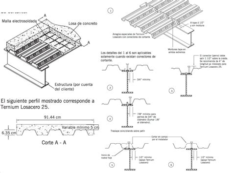 Detalles Constructivos Detalle De Losacero