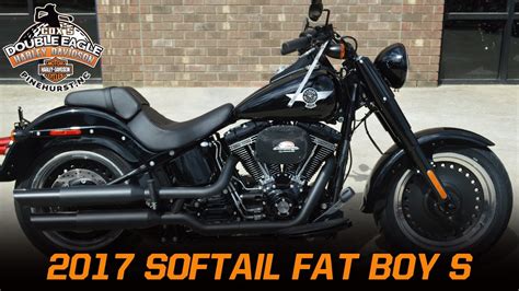 2017 Harley Davidson Softail Fat Boy S Flstfbs Vivid Black Youtube