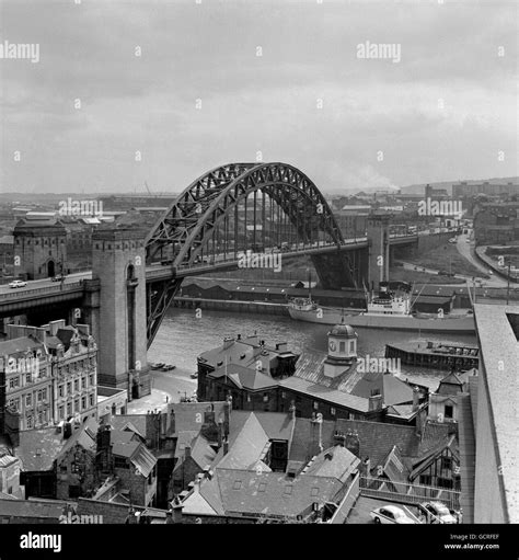 Tyne Bridge Aerial Black And White Stock Photos And Images Alamy