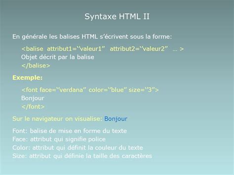 1 ère partie HTML CSS JavaScript Chapitre 1 HyperText Markup Language