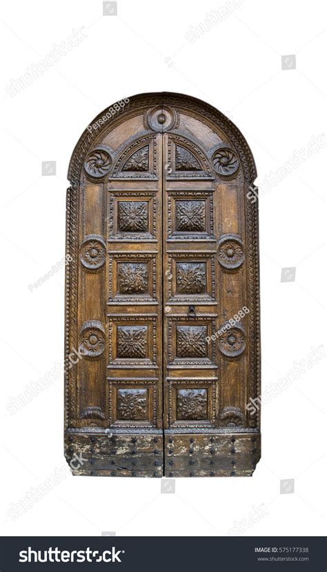 Entrance Wooden Door Old Italian House Stock Photo 575177338 Shutterstock