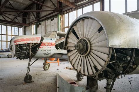 Soviet Plane Repair Hangar Lithuania Obsidian Urbex Photography