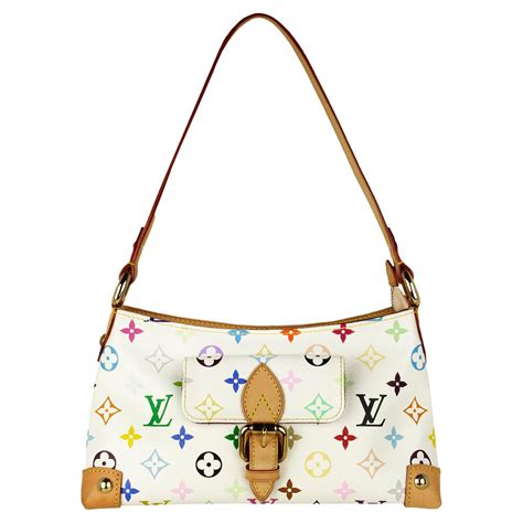 Louis Vuitton White Monogram Multicolor Judy Mm Bag At 1stdibs Louis Vuitton Judy Mm Lv Judy