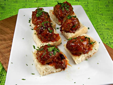 Crock Pot Meatball Sliders With Peach Chipotle BBQ Sauce Crockpot