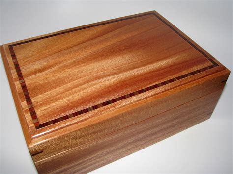 Handmade Wooden Keepsake Box Featuring An Inlaid By Artisticboxes