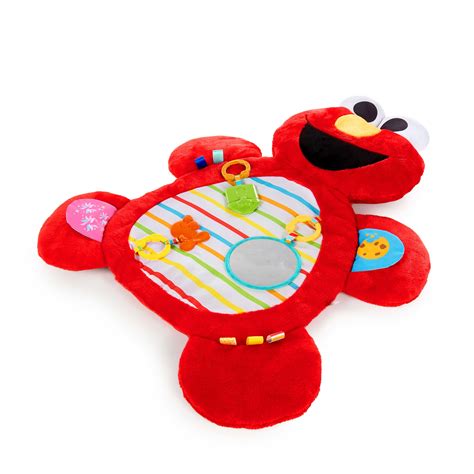 Bright Starts Sesame Street Tummy Time Prop Play Activity Mat Elmo