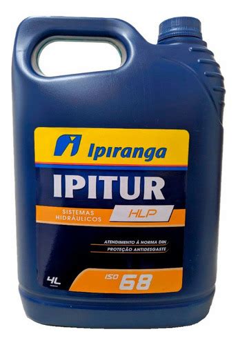 Óleo Hidráulico Ipiranga Ipitur Iso Vg 68 Hlp Mineral 4l Frete grátis