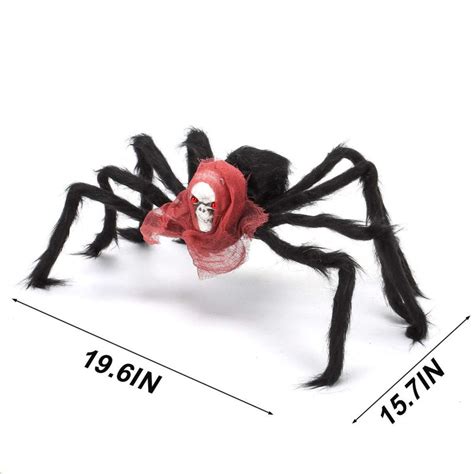 The Holiday Aisle® Halloween Scary Spider Fake Large Spider Hairy ...