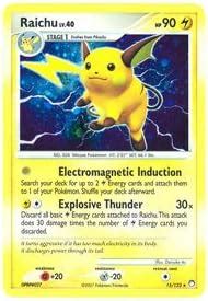 Amazon Pokemon Raichu Mysterious Treasures Reverse Holo