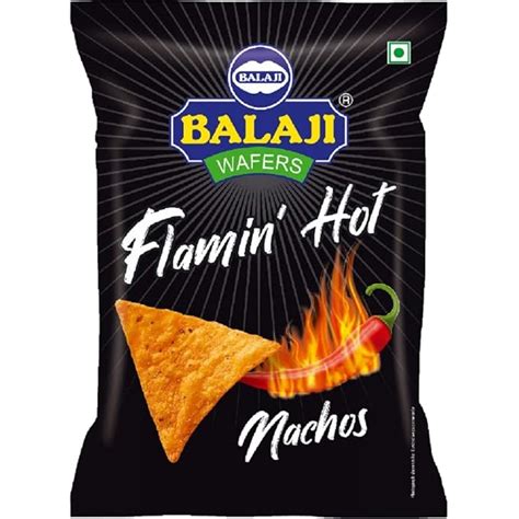 Balaji Wafers Flamin Hot Nachos 45g Grocery And Gourmet Foods