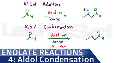 Aldol Addition and Condensation Reaction Mechanism Organic Chemistry ...