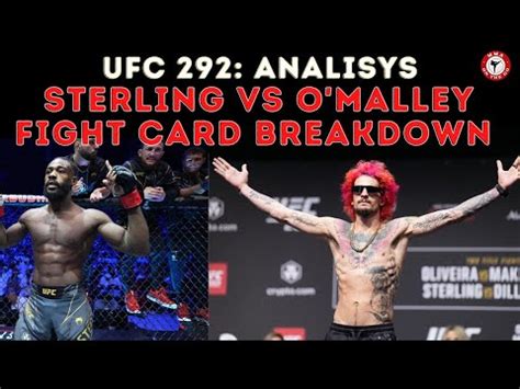 Ufc Sterling Vs O Malley Fight Card Breakdown And Predictions