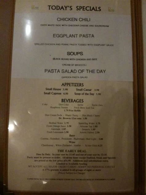 Union Square Restaurant & Cafe Menu - Urbanspoon/Zomato