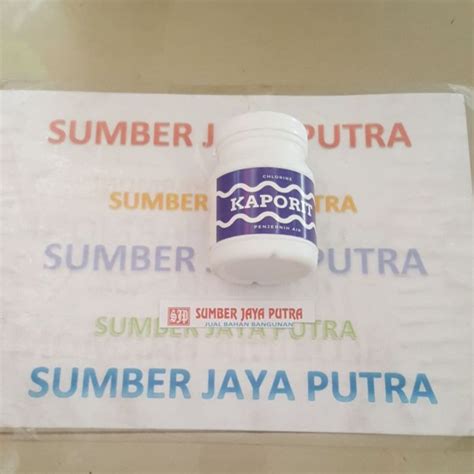 Jual Kaporit Penjernih Air Kolam Dan Penyeteril Air Isi 100gr Shopee