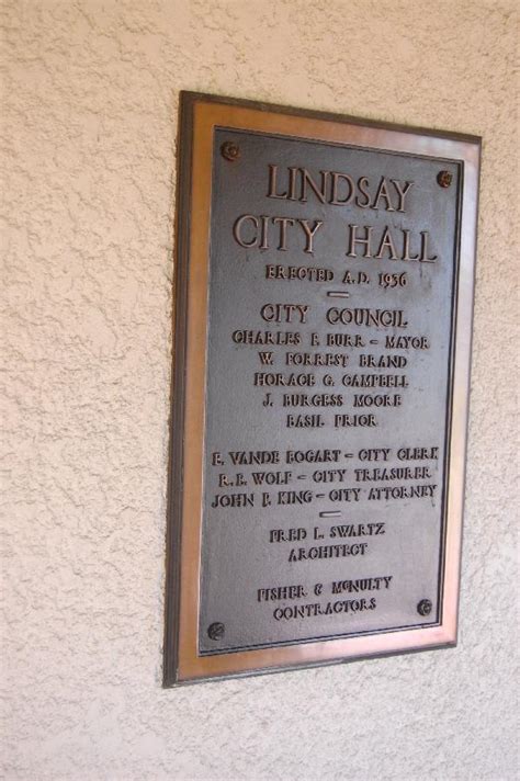 City Hall - Lindsay CA - Living New Deal