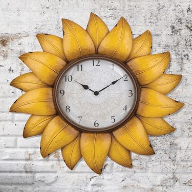 Sunflower Clock only $189.99 at Garden Fun