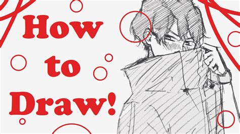 How To Draw A Blushing Anime Guy Youtube