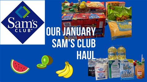 Our January Sams Club Haul Samsclub Haul Restock Youtube