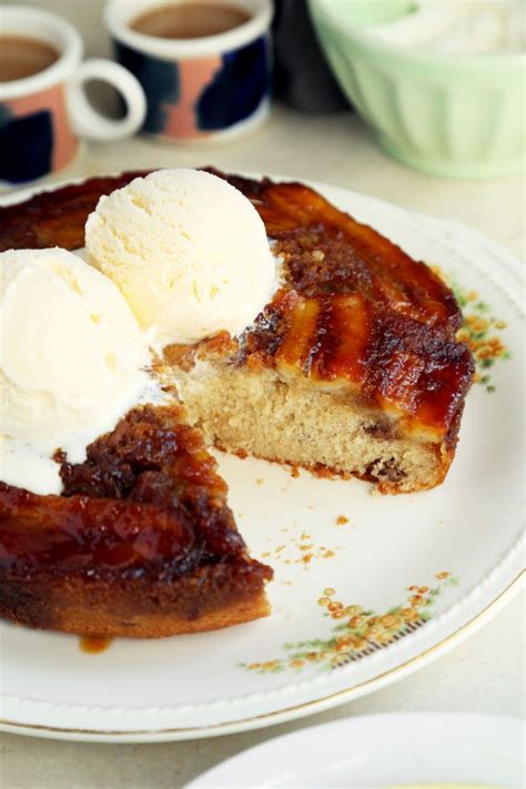 Upside Down Bananas Foster Cake Recipe Bananas Foster Cake How