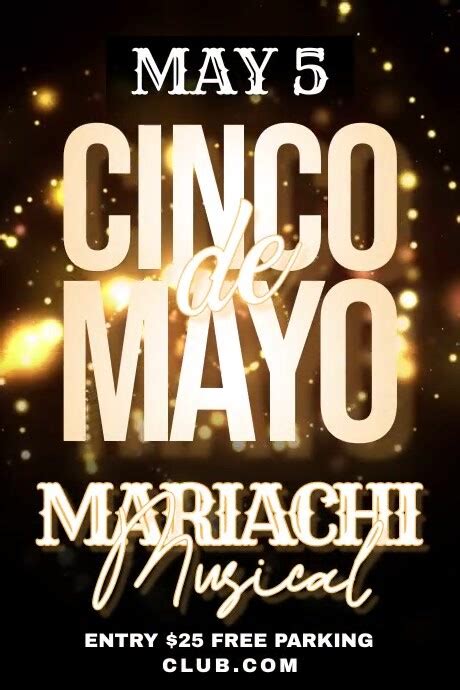 Cinco De Mayo Musical Mariachi Template Postermywall