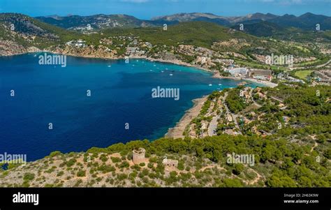 Aerial View Bay And Beach Platja De Camp De Mar Es Camp De Mar Andratx